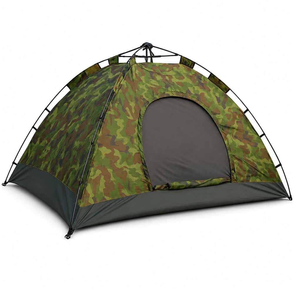 Quick-Up Camouflage Tent for 3–8 People