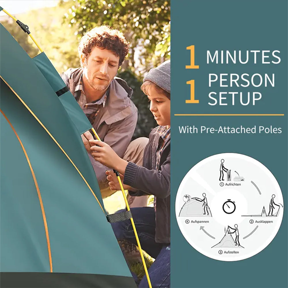 Quick-Up Tent for 3 - 8 People