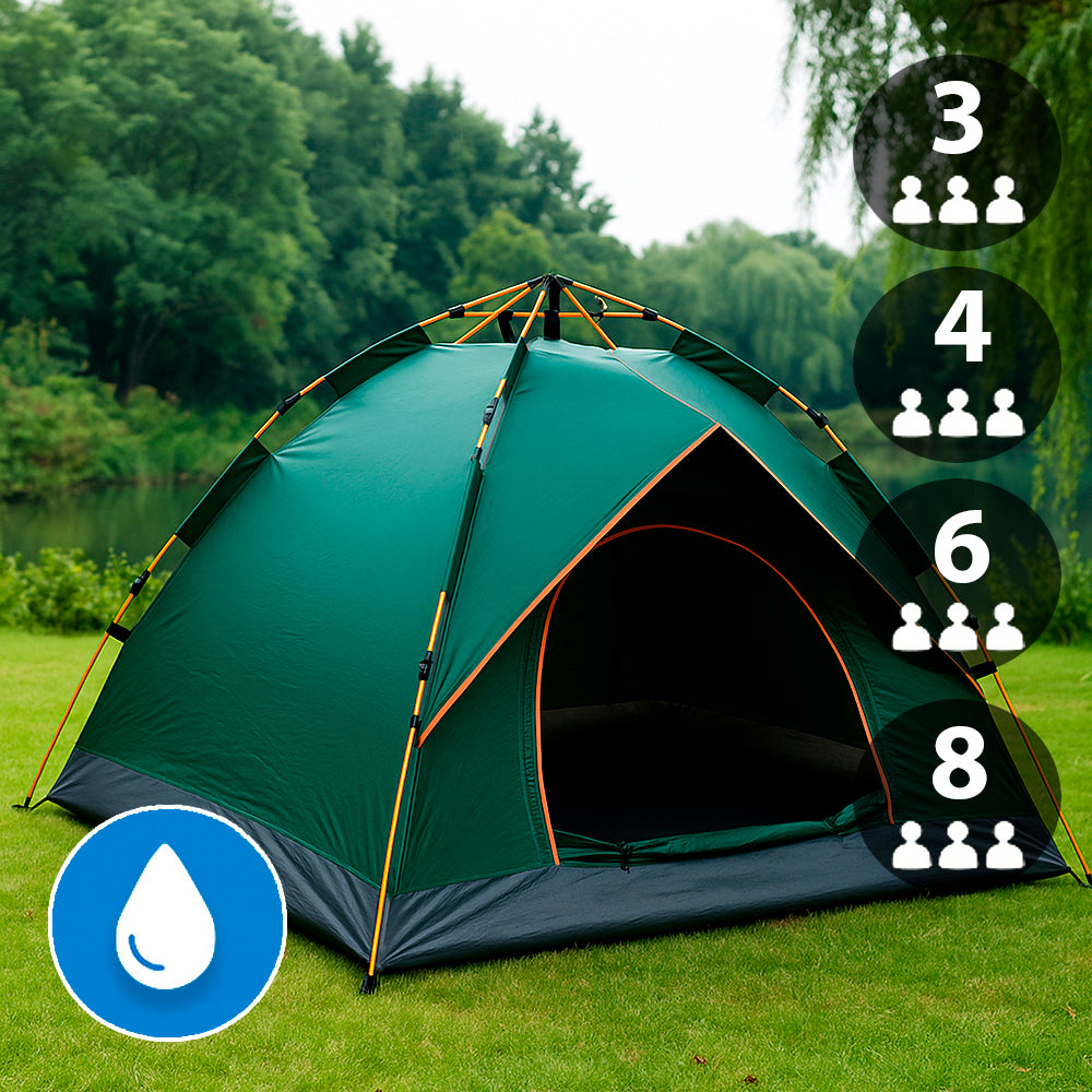 Quick-Up Tent for 3 - 8 People