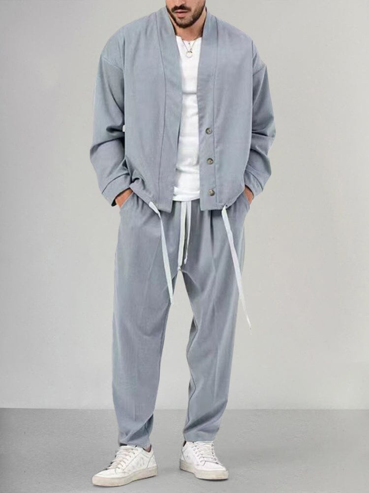 Image of Randy | Men's Drawstring Casual Loungewear Set