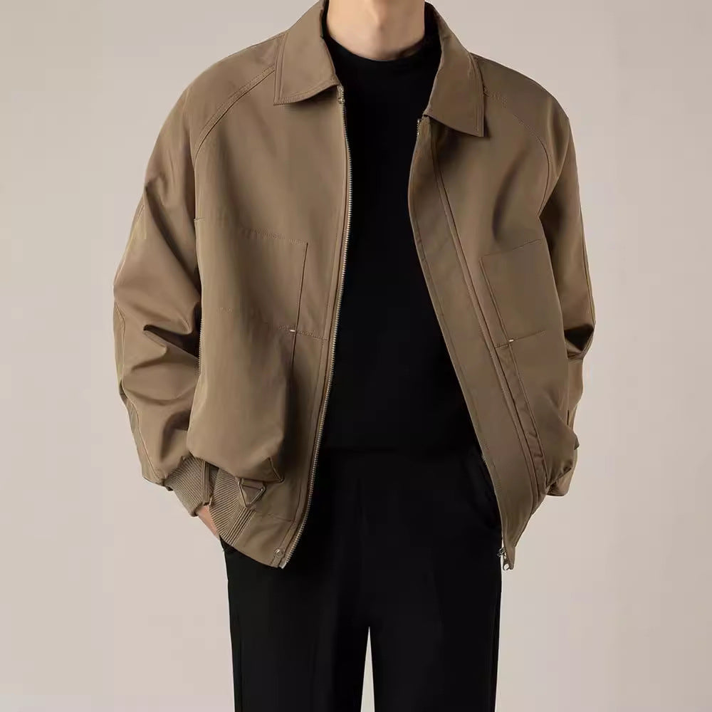 Image of Raphael | Men's Zip-Up Bomber Jacket