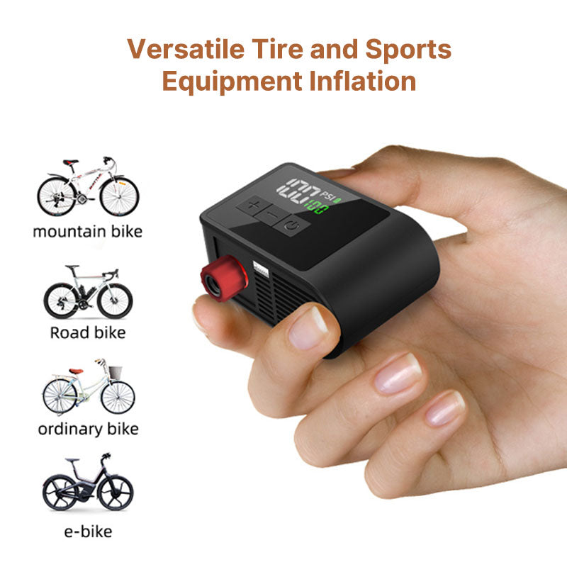 Rapid-Inflate USB-C Bike Pump