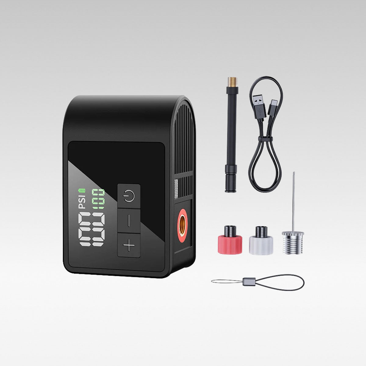 Rapid-Inflate USB-C Bike Pump