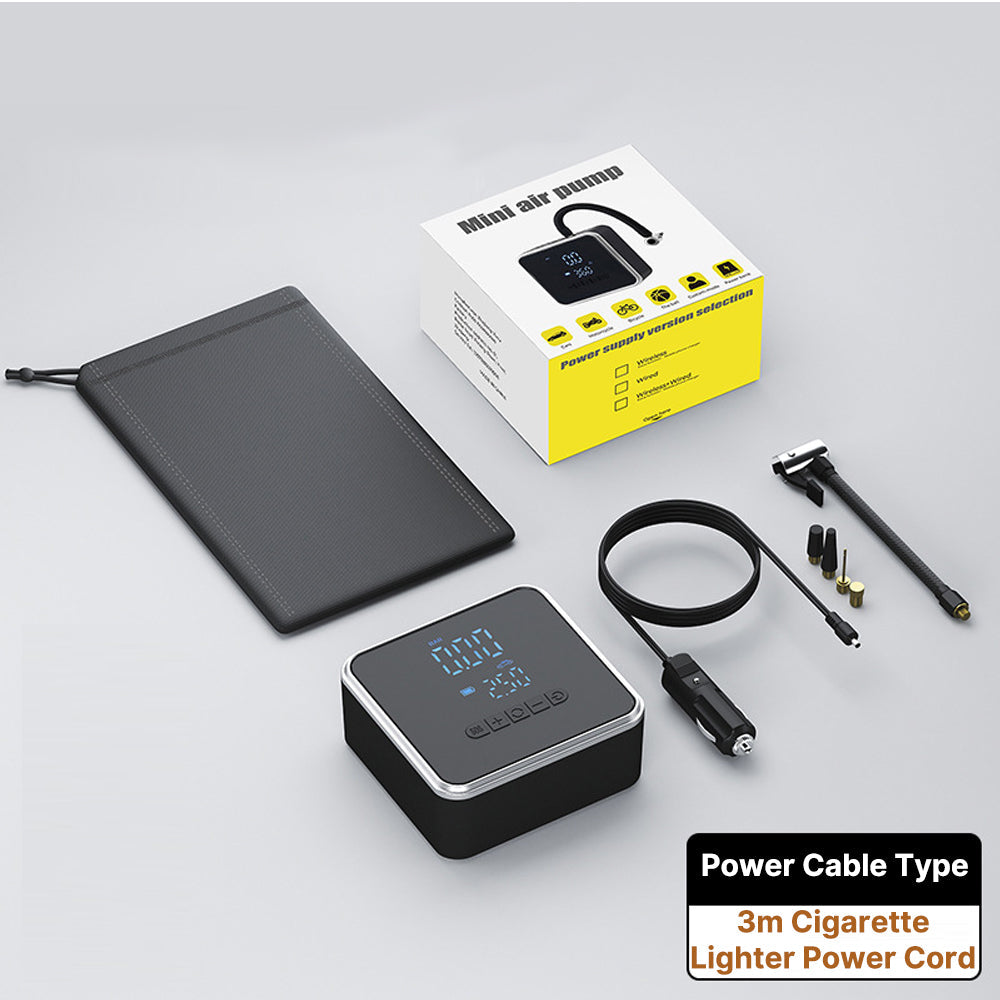 RapidFill Portable Tire Inflator for Cars and Bikes