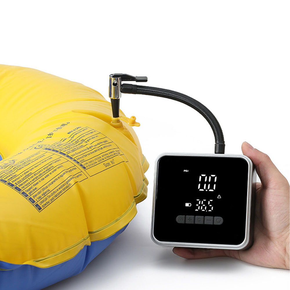 RapidFill Portable Tire Inflator for Cars and Bikes
