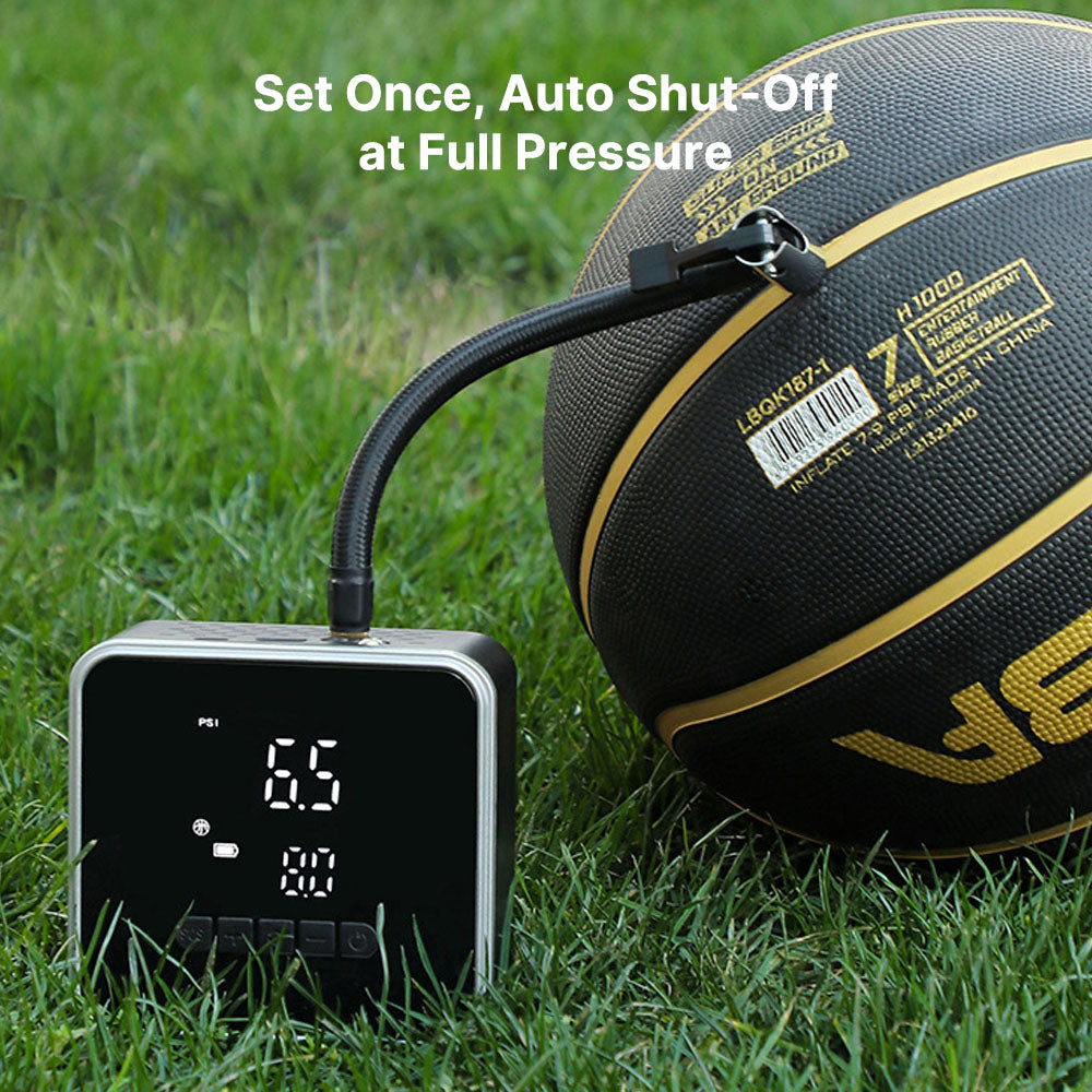 RapidFill Portable Tire Inflator for Cars and Bikes