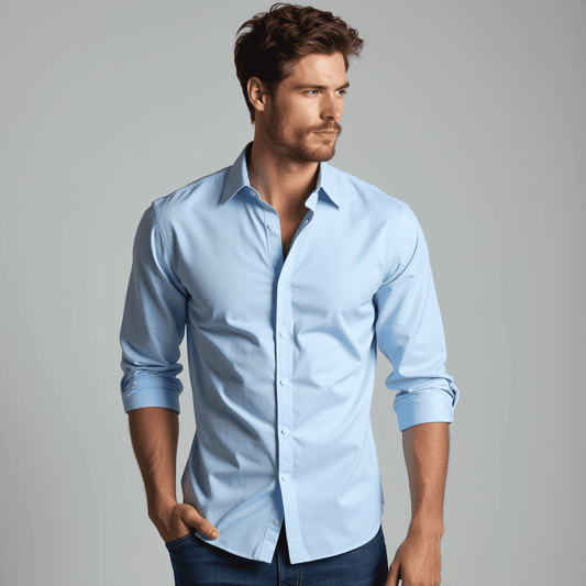 Image of Raymond | Men's Long Sleeve Button-Down Shirt