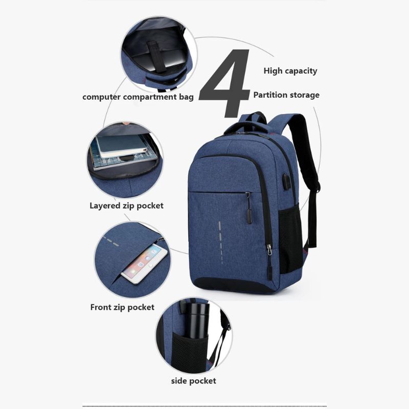 RAYMOND | Men's Waterproof Backpack Ultra Lightweight Back Bag