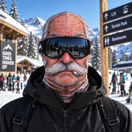 Realistic Face Balaclava – Funny Ski & Snowboard Mask for Cold Weather Adventures