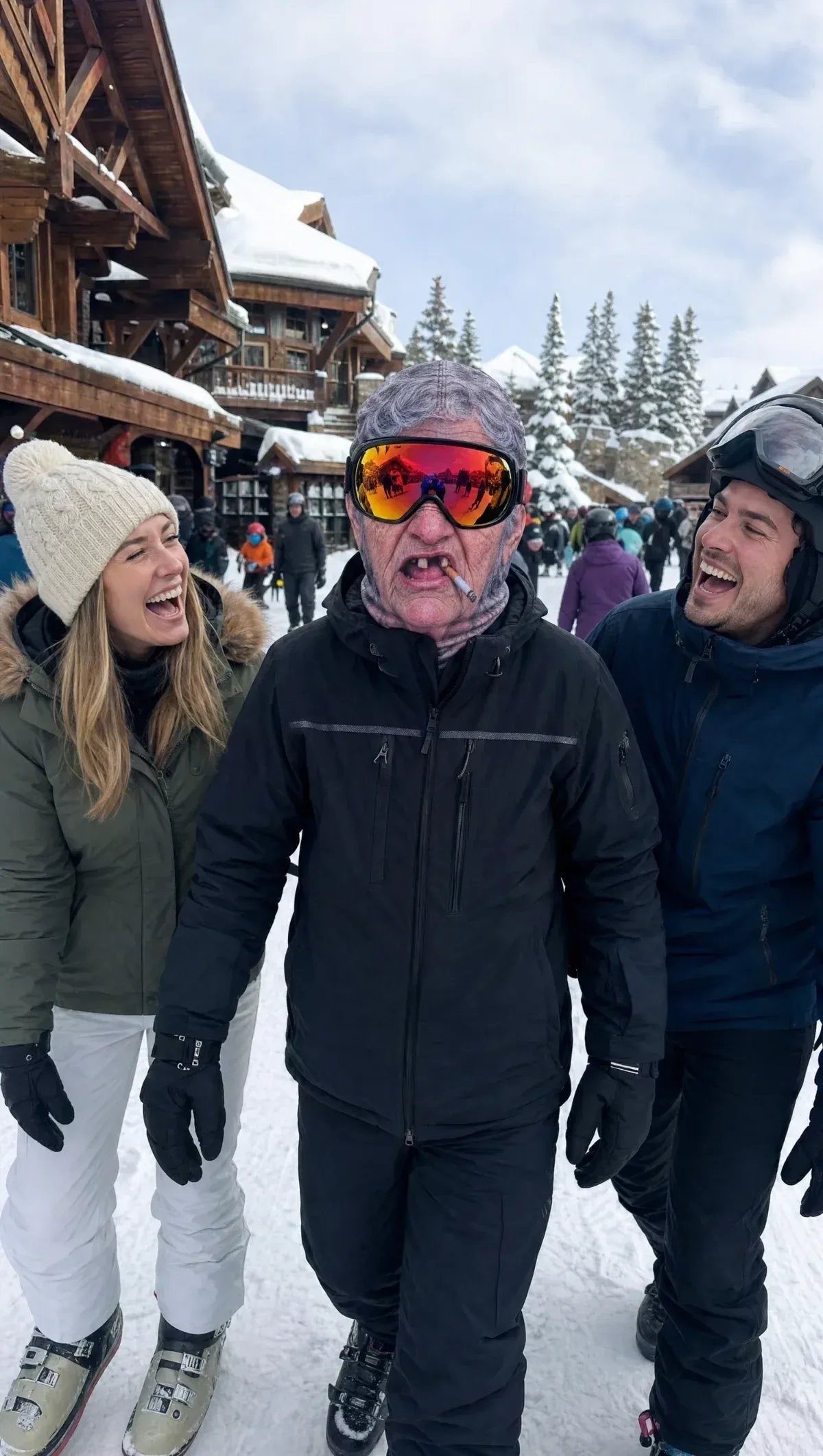 Realistic Face Balaclava – Funny Ski & Snowboard Mask for Cold Weather Adventures