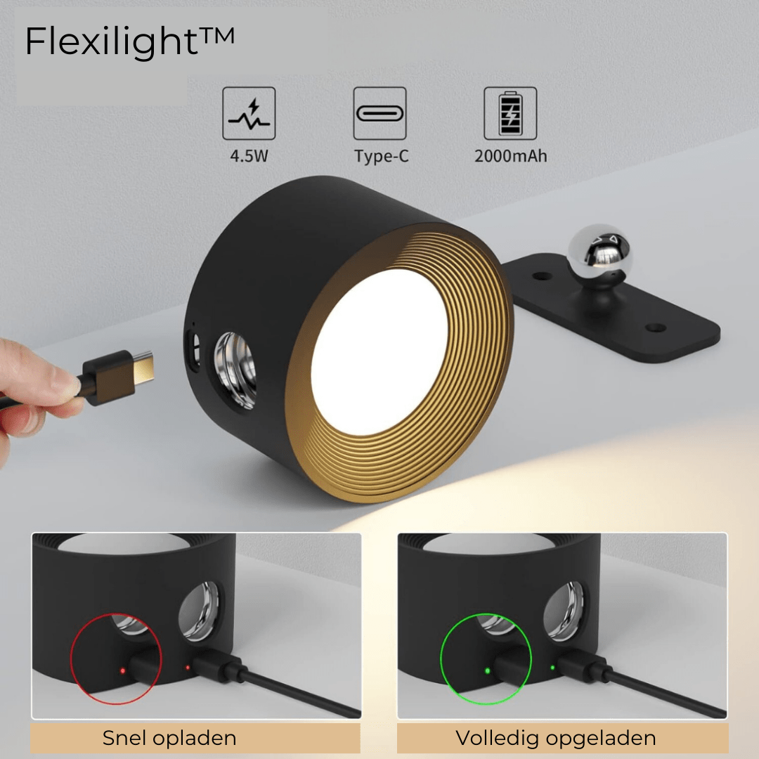 Rechargeable 360° LED Wall Lamp - Wireless & Atmospheric