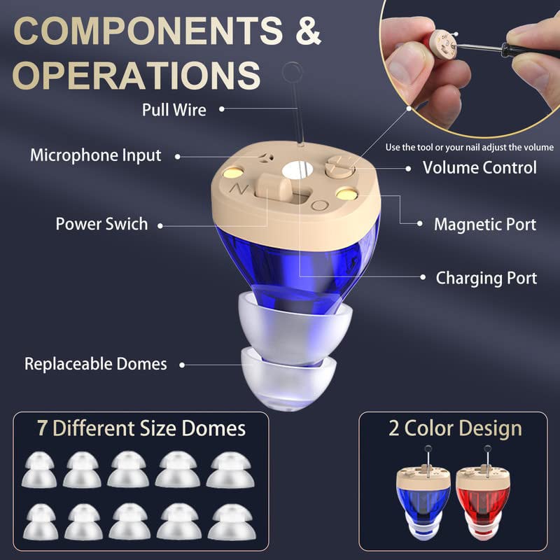 Rechargeable Hearing Aids - Intelligent Sound Amplification
