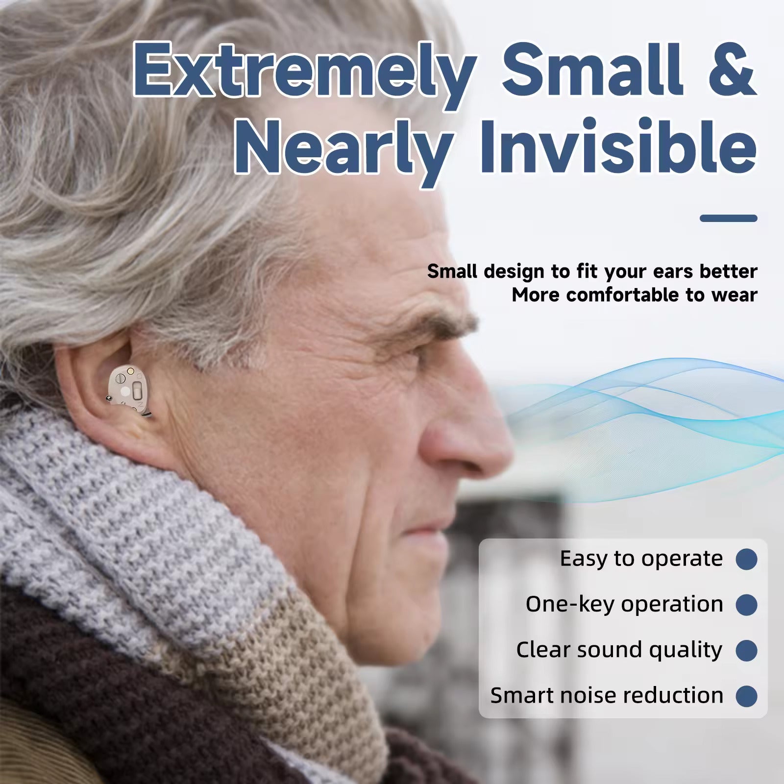 Rechargeable Hearing Aids - Intelligent Sound Amplification