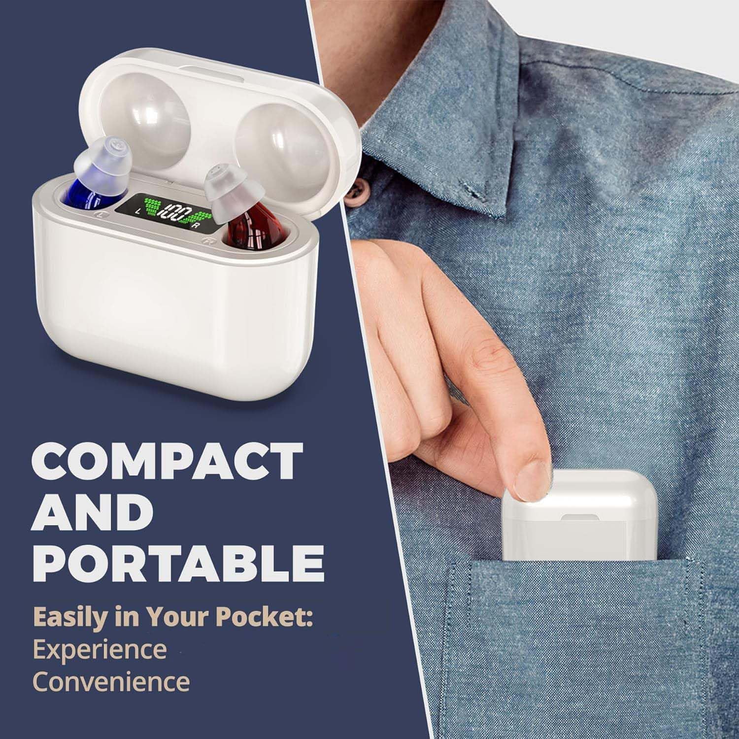 Rechargeable Hearing Aids - Intelligent Sound Amplification