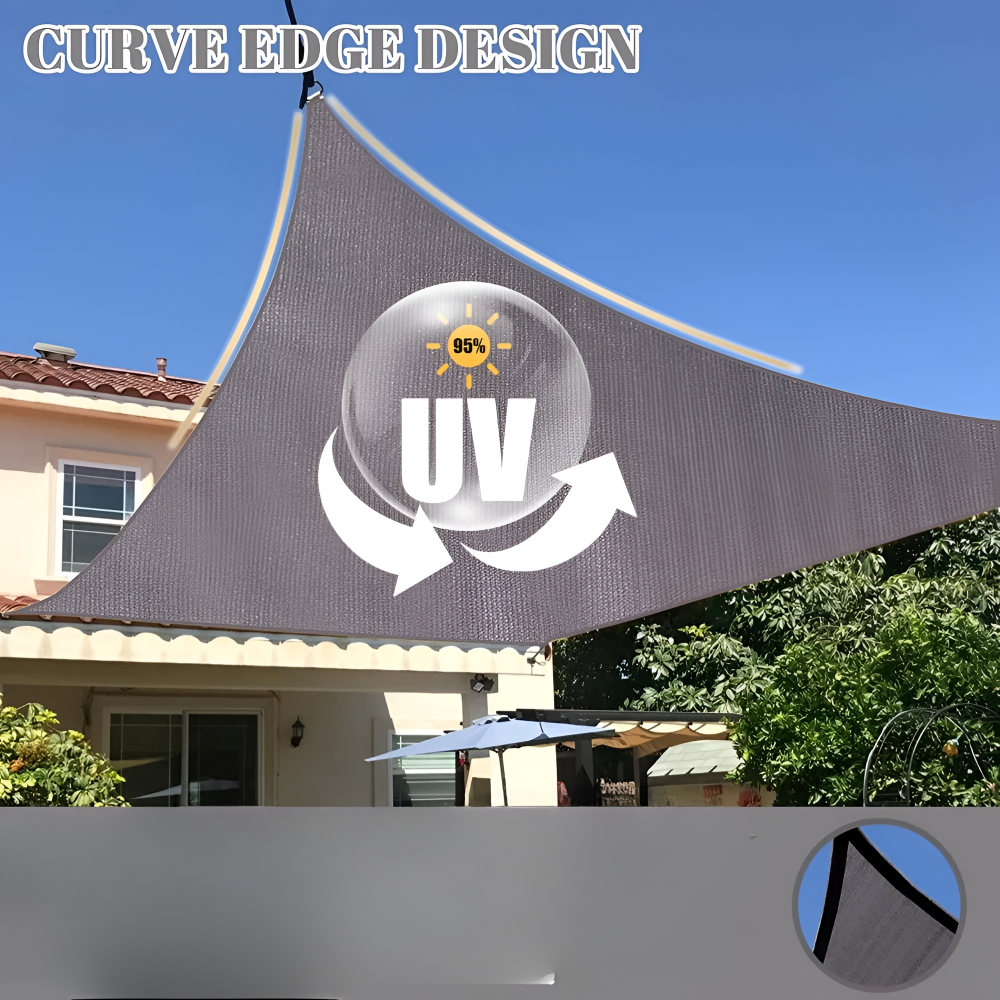 Rectangular Sun Shade Waterproof | Waterproof Outdoor Fabric | UV Protection | SkyCover