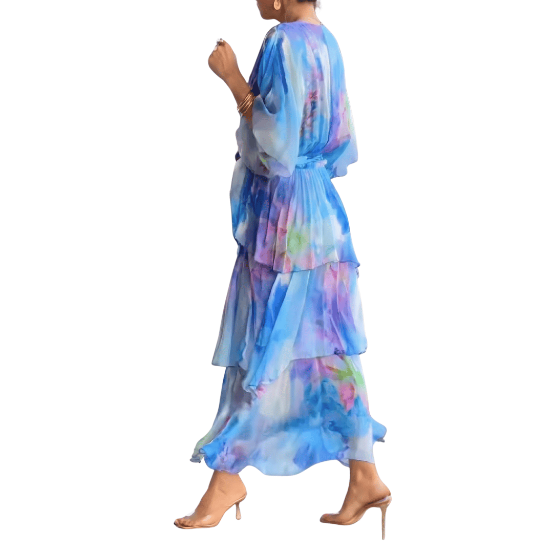 Renee | Women's Wrap Midi Dress - Image 3