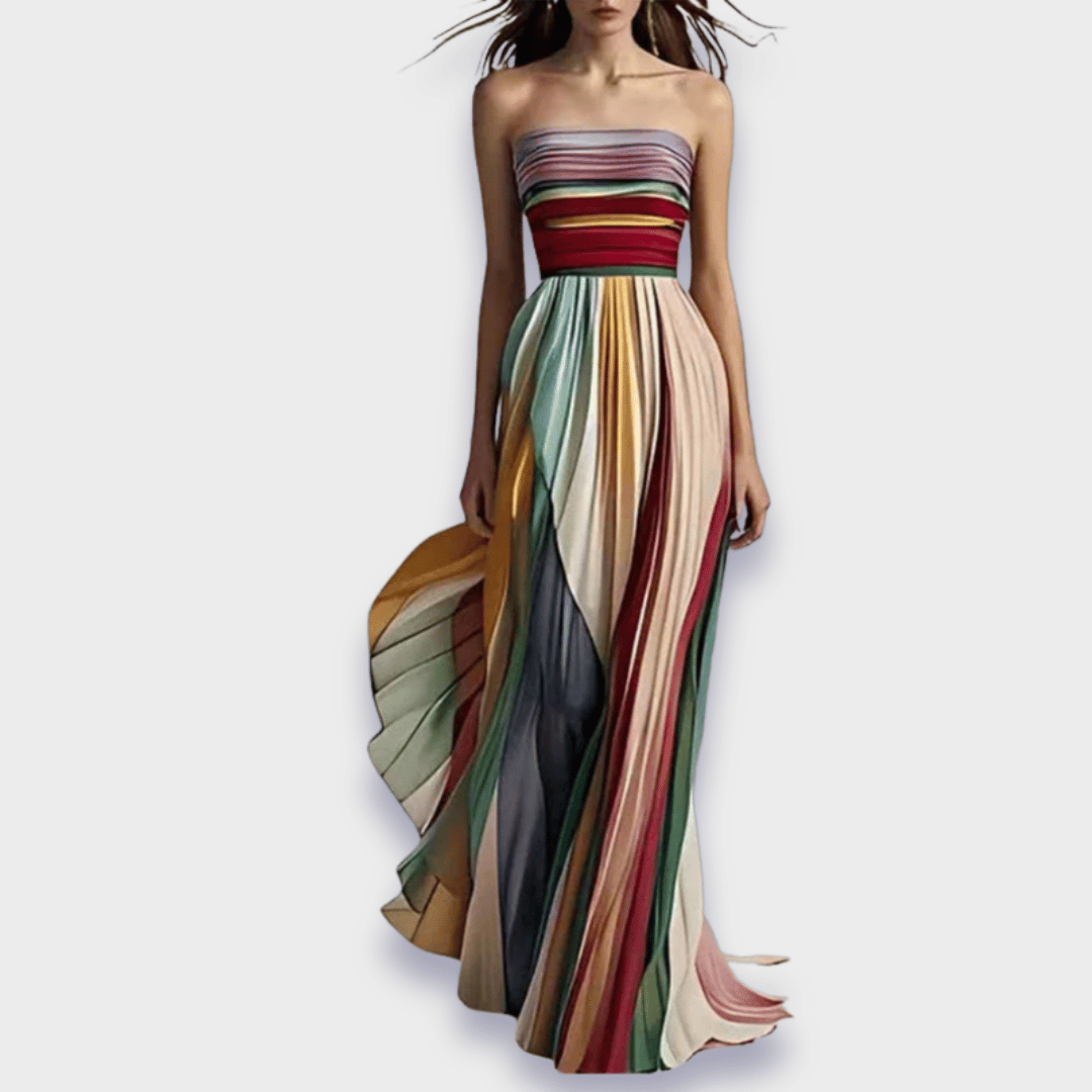 Image of Rhonda | Women's Strapless Maxi Dress
