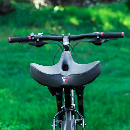RideEase - Extra Wide & Breathable Comfortable Bike Saddle, Ergonomic Bicycle Seat
