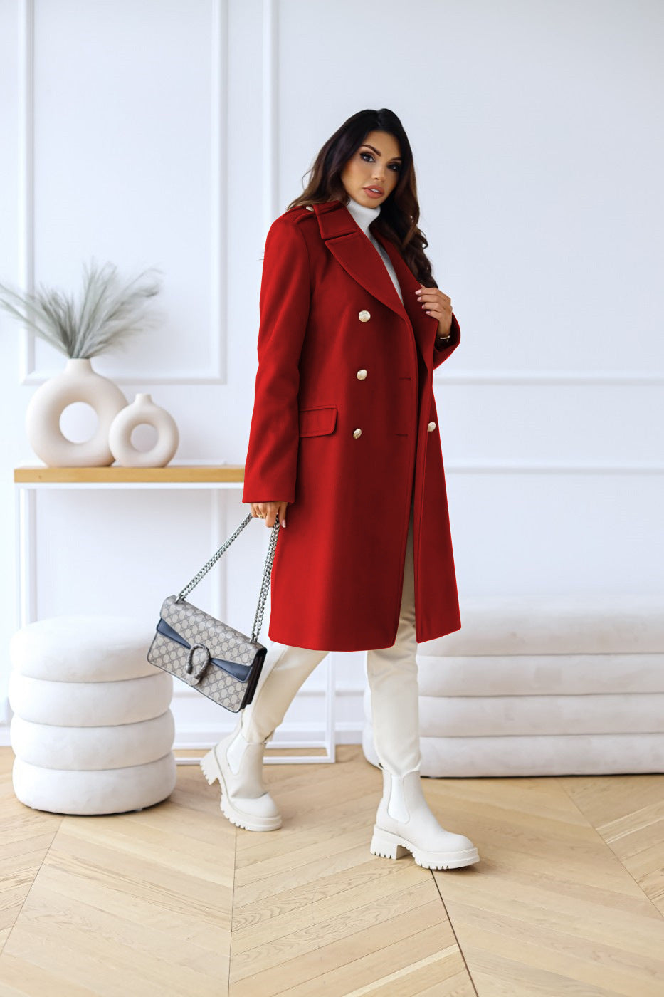 Image of Riley | Women's Double-Breasted Coat