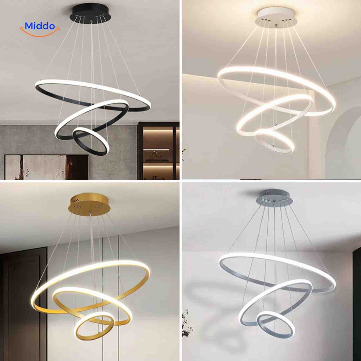 Ring Chandelier™ Lamp | Minimalistic, Dimmable, and Energy Efficient