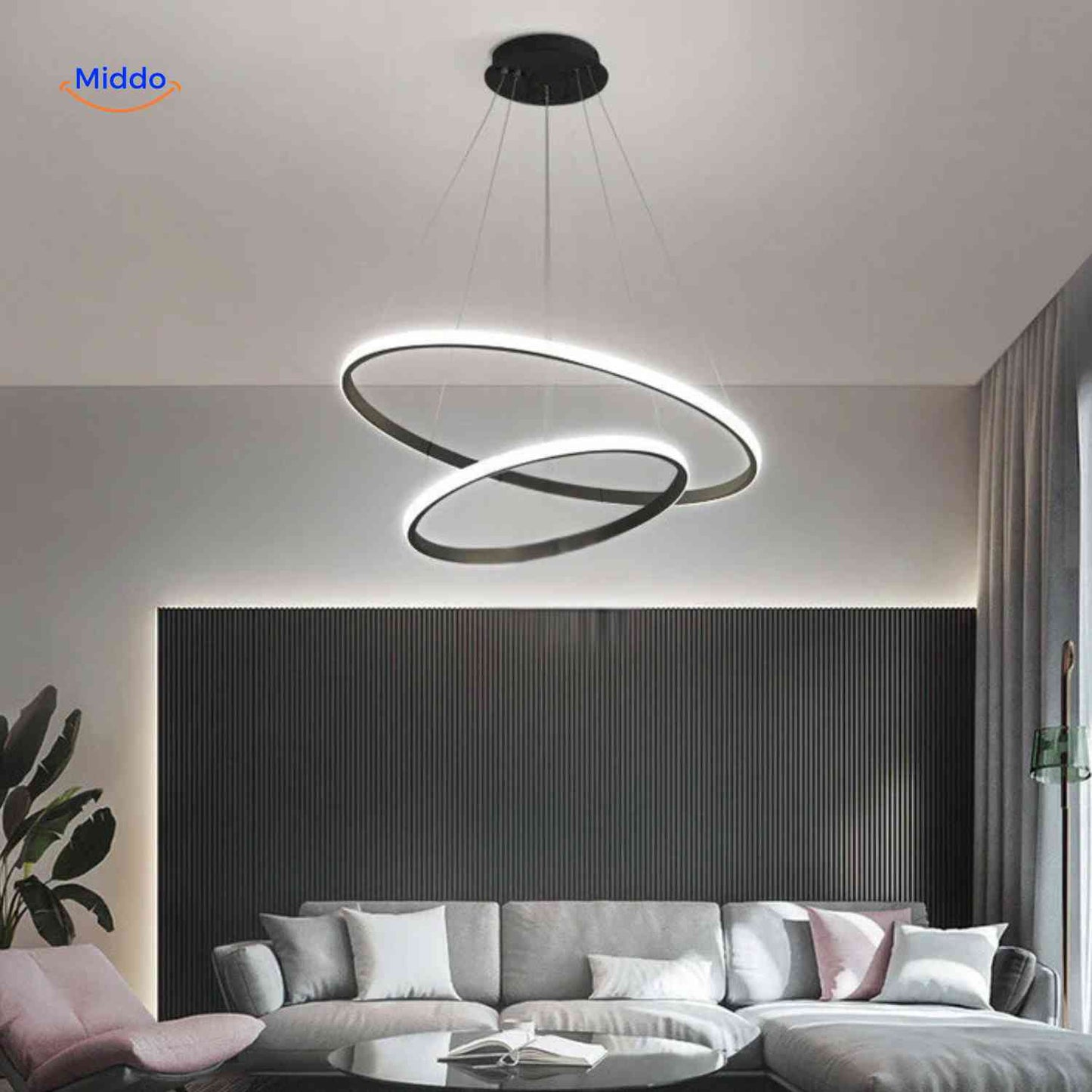 Ring Chandelier™ Lamp | Minimalistic, Dimmable, and Energy Efficient