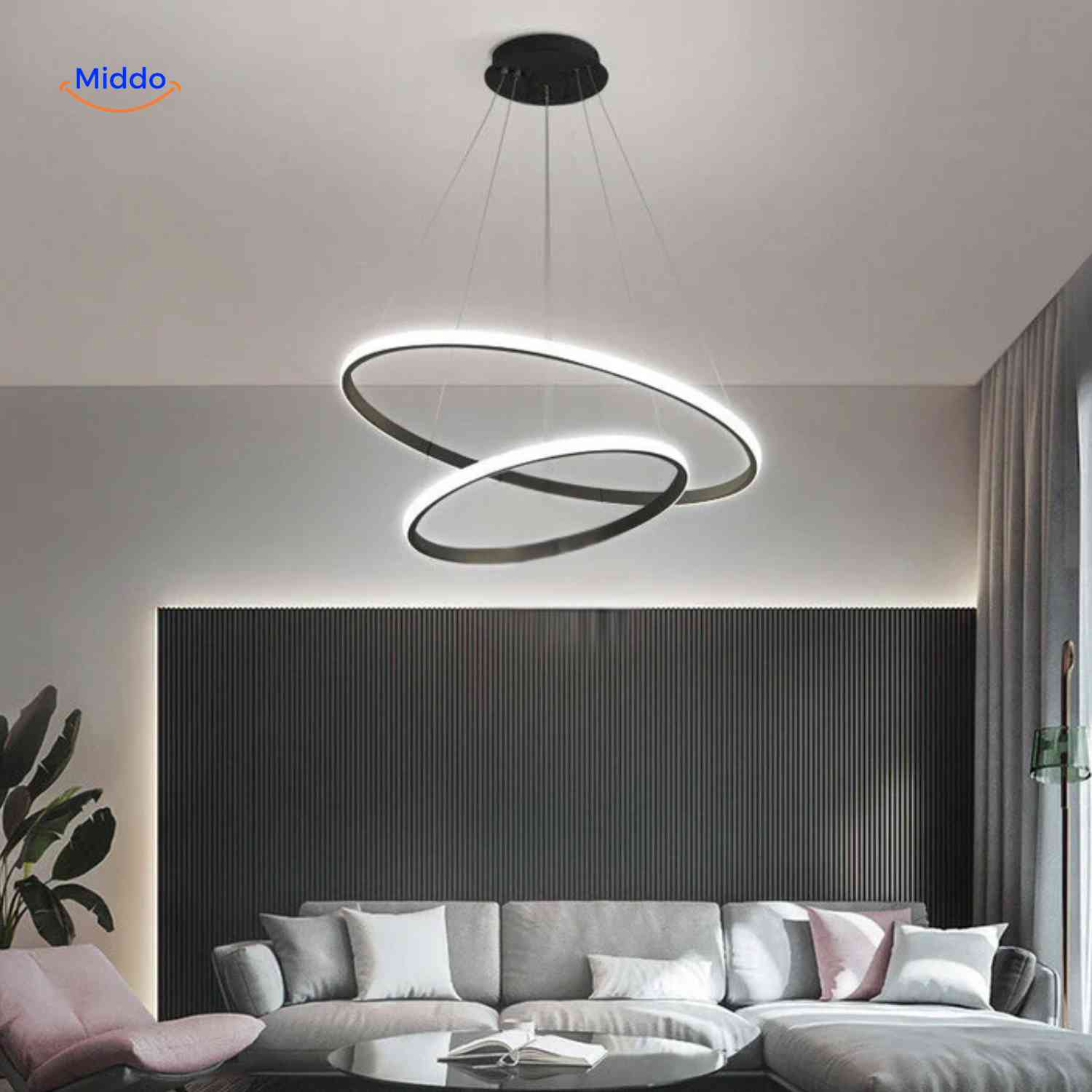 Ring Chandelier™ Lamp | Minimalistic, Dimmable, and Energy Efficient