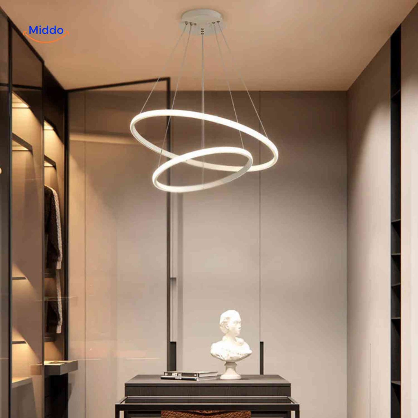 Ring Chandelier™ Lamp | Minimalistic, Dimmable, and Energy Efficient