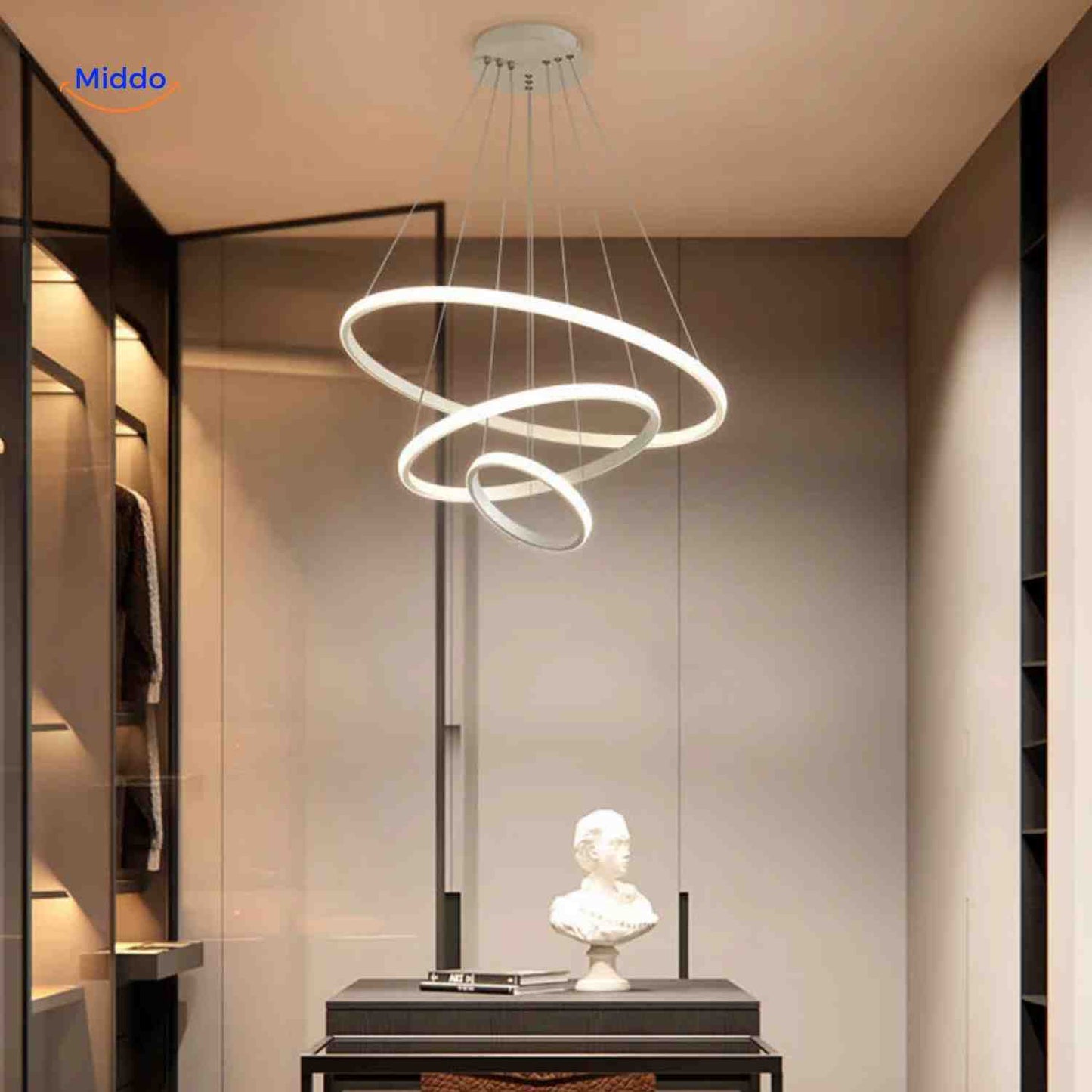 Ring Chandelier™ Lamp | Minimalistic, Dimmable, and Energy Efficient