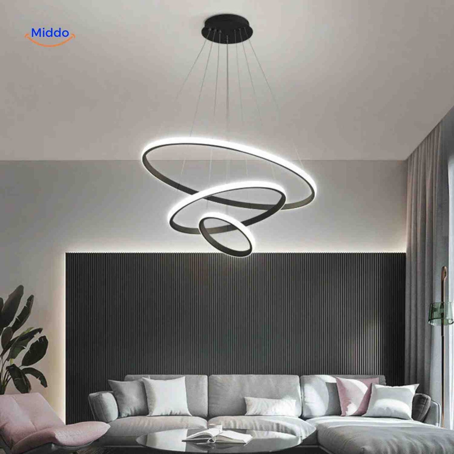 Ring Chandelier™ Lamp | Minimalistic, Dimmable, and Energy Efficient