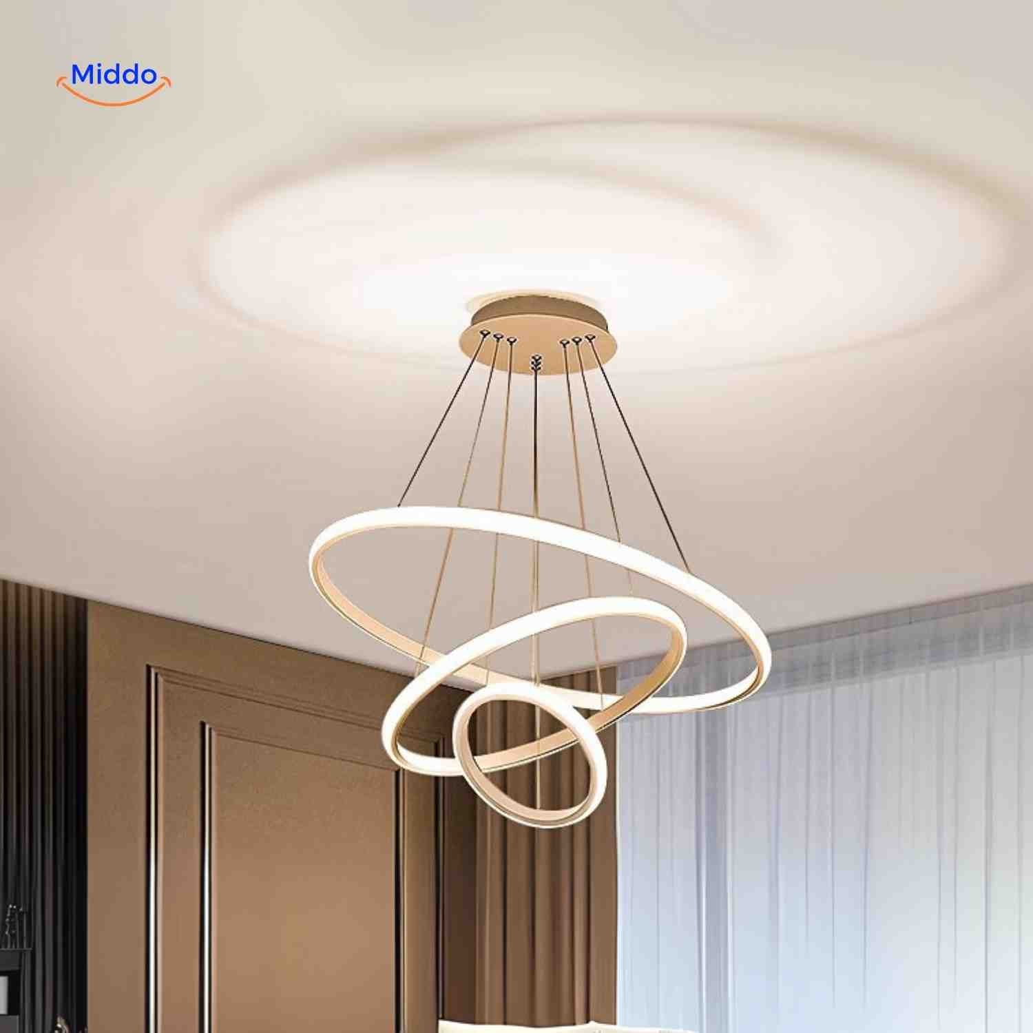 Ring Chandelier™ Lamp | Minimalistic, Dimmable, and Energy Efficient