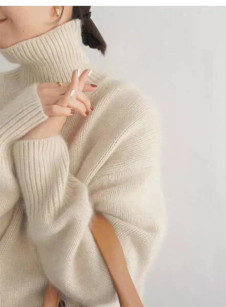Image of Rita | Women's Oversized Turtleneck Sweater