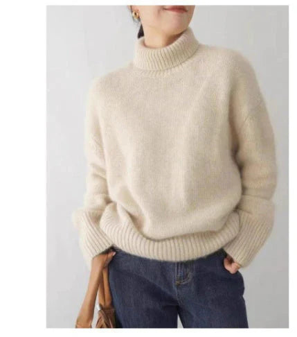 Image of Rita | Women's Oversized Turtleneck Sweater