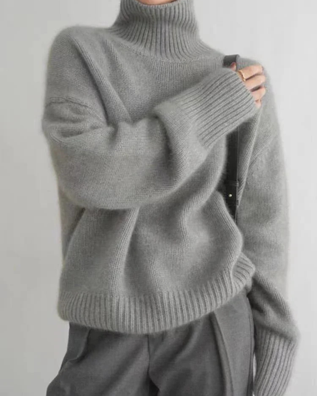 Image of Rita | Women's Oversized Turtleneck Sweater