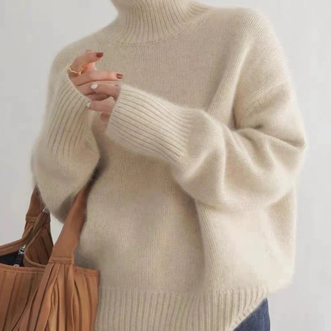 Image of Rita | Women's Oversized Turtleneck Sweater