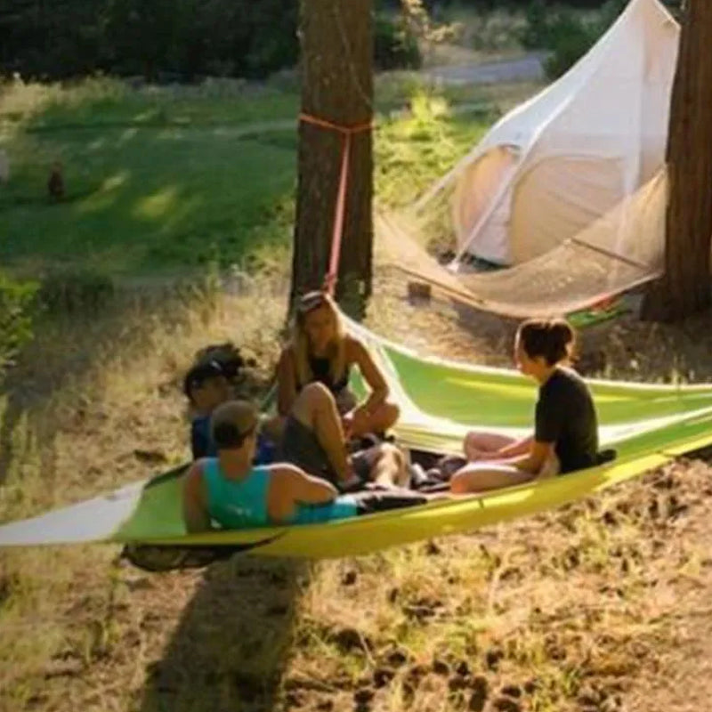 Robust Hammock for Multiple People, Nylon Green/Black