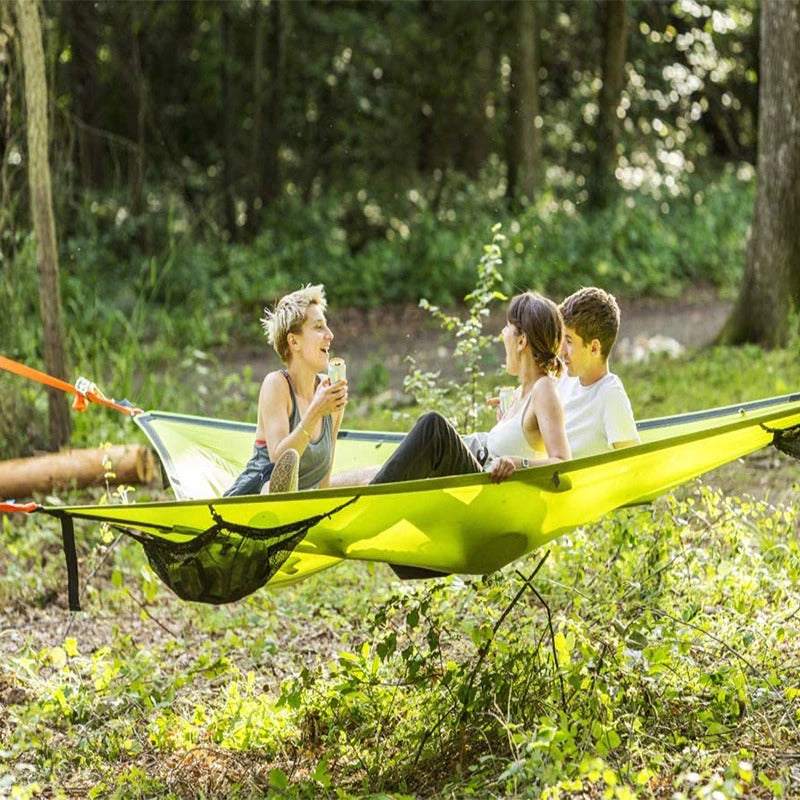 Robust Hammock for Multiple People, Nylon Green/Black