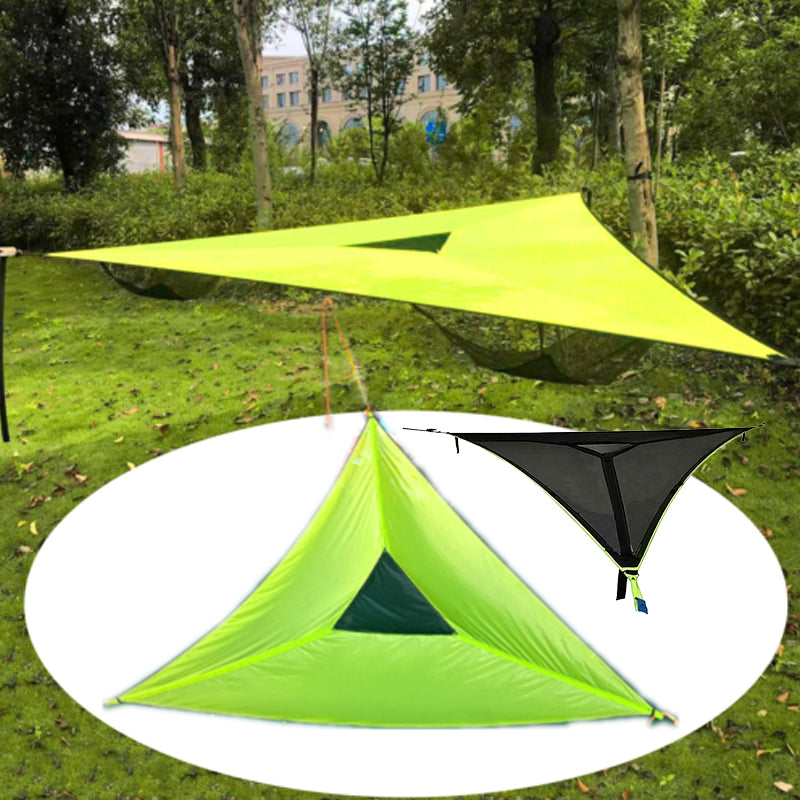 Robust Hammock for Multiple People, Nylon Green/Black