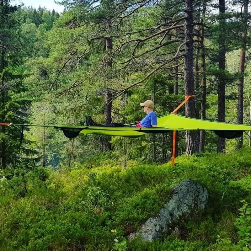 Robust Hammock for Multiple People, Nylon Green/Black