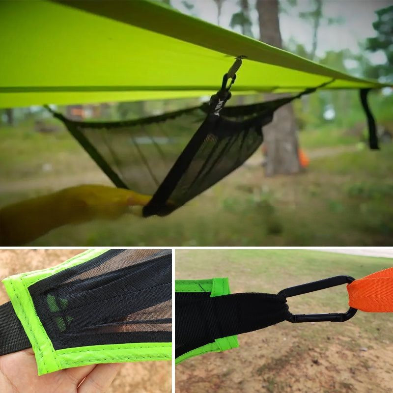 Robust Hammock for Multiple People, Nylon Green/Black
