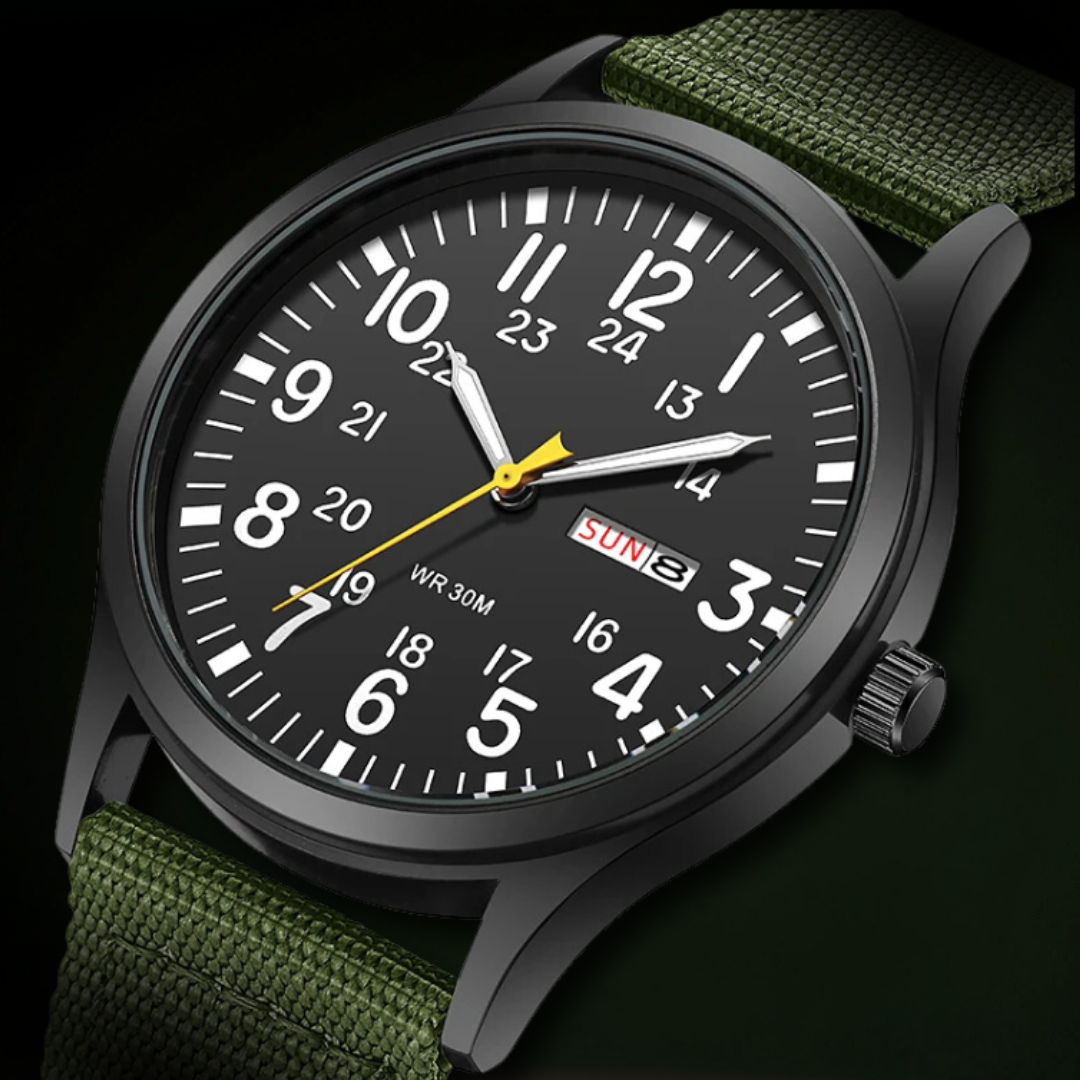 Robust Outdoor Men's Watch - Waterproof & Scratch-Resistant