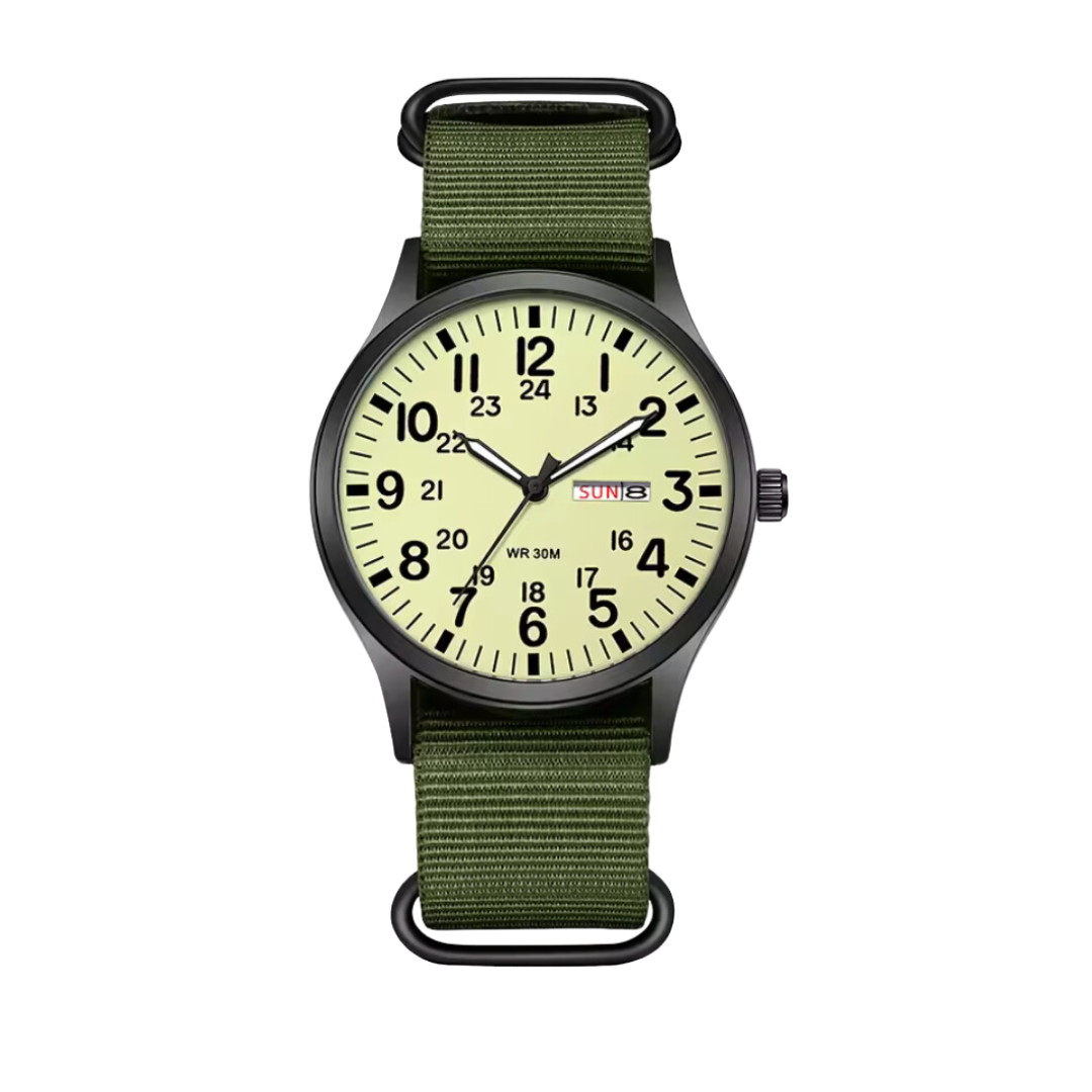 Robust Outdoor Men's Watch - Waterproof & Scratch-Resistant