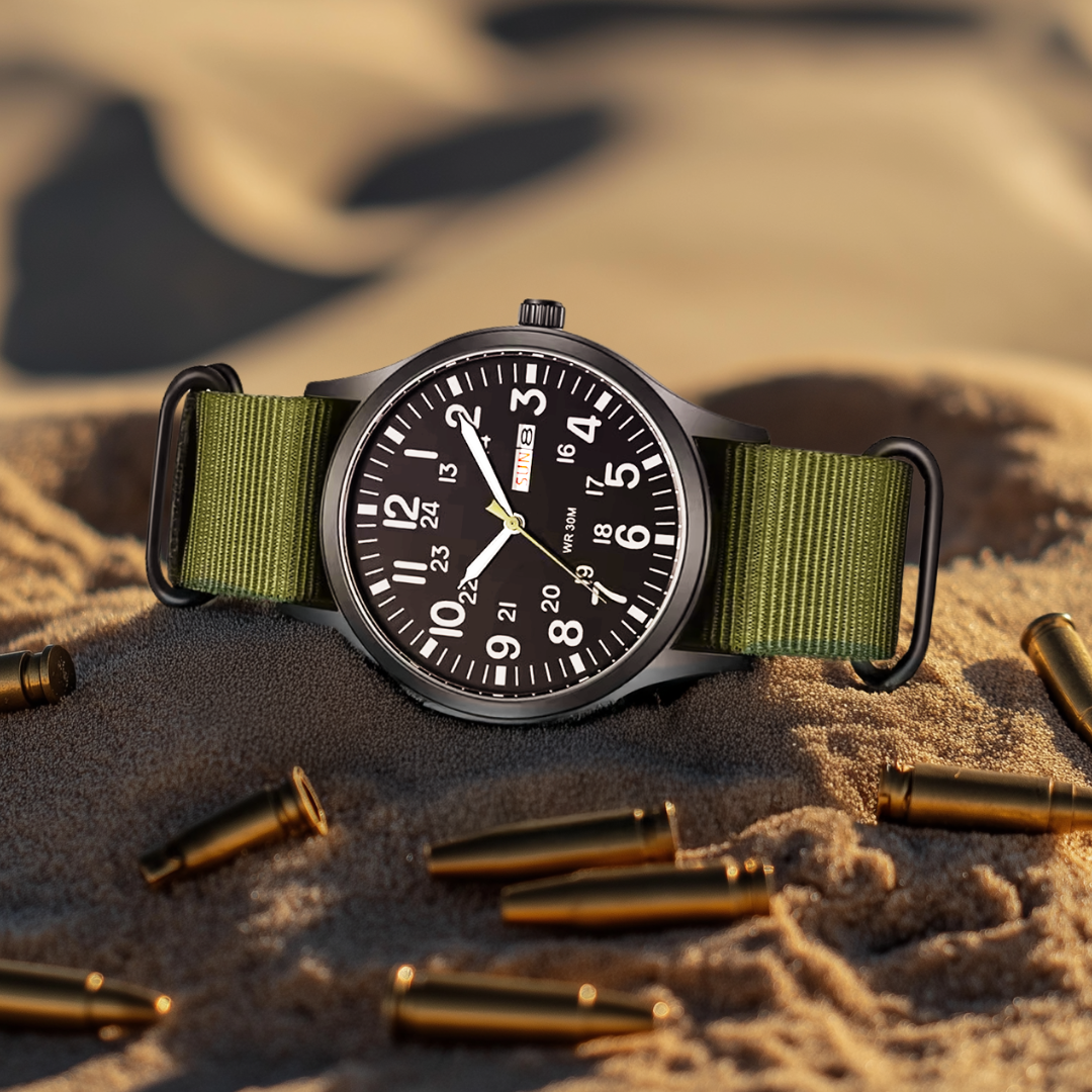 Robust Outdoor Men's Watch - Waterproof & Scratch-Resistant