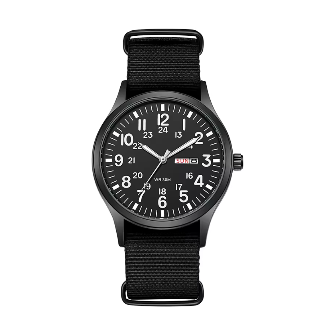 Robust Outdoor Men's Watch - Waterproof & Scratch-Resistant