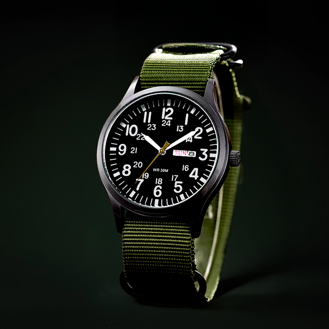 Robust Outdoor Men's Watch - Waterproof & Scratch-Resistant