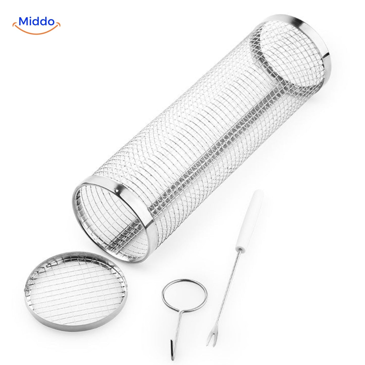 RollingGrill™ - Never again will food stick or fall through the grates!