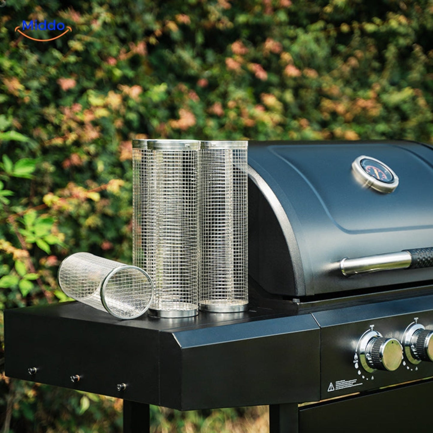 RollingGrill™ - Never again will food stick or fall through the grates!