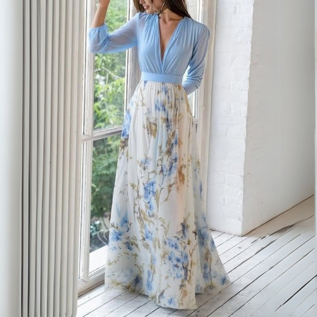 Image of Rosie | Women's Long Sleeve Floral Maxi Dress