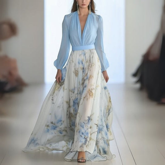 Image of Rosie | Women's Long Sleeve Floral Maxi Dress