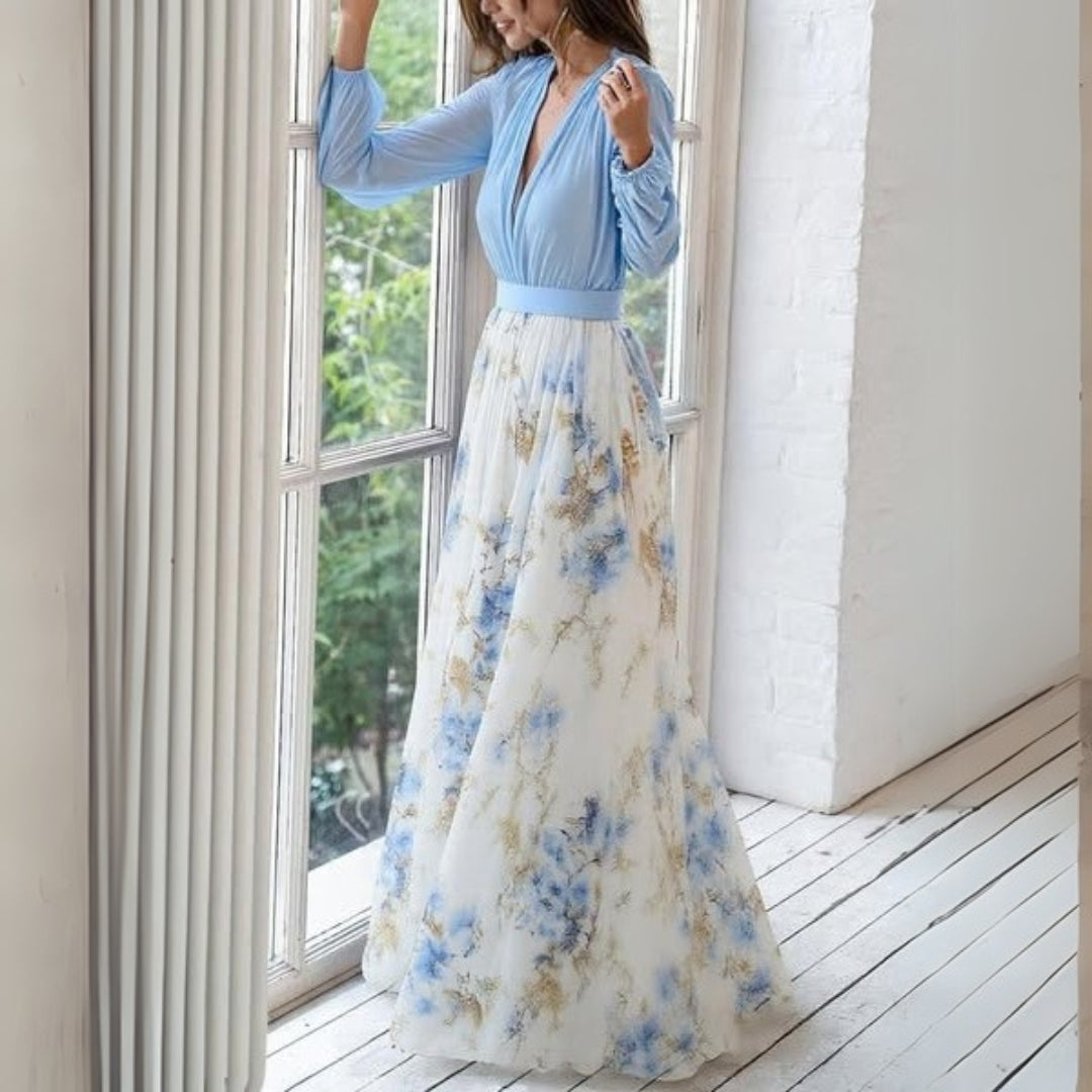 Image of Rosie | Women's Long Sleeve Floral Maxi Dress
