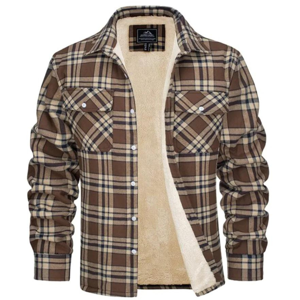 Image of Rowan | Men's Plaid Lined Shirt Jacket